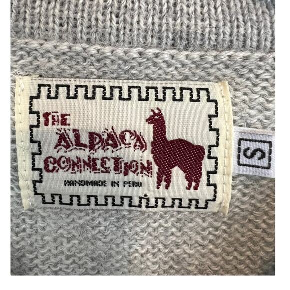 Alpaca Connection Alpaca blend Handmade  in Peru Sweater crewneck - Picture 4 of 11